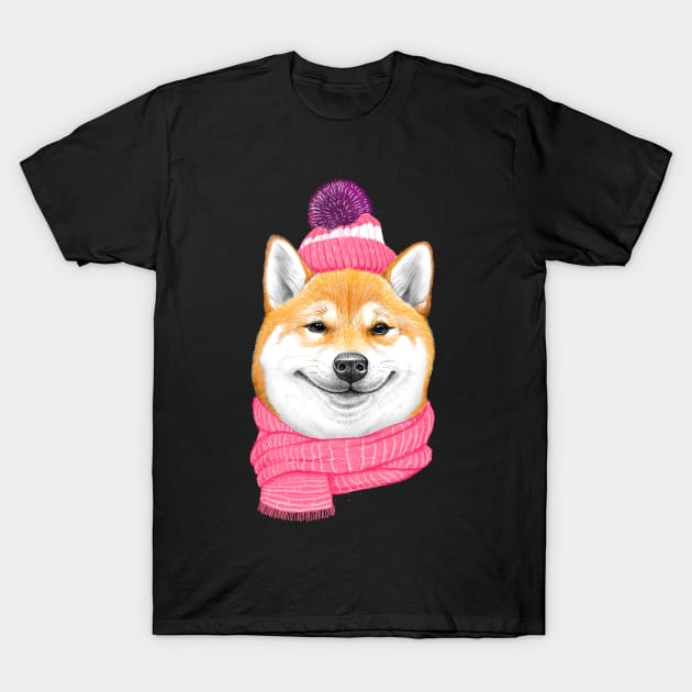 Shiba inu T-Shirt by NikKor